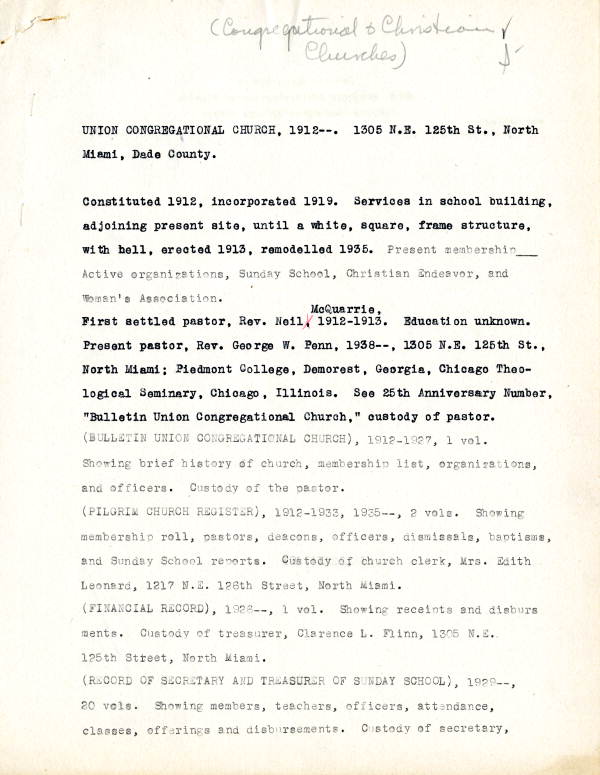 Union Congregational Church