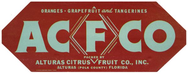 ACFCO Citrus Label