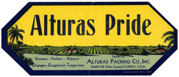 Alturas Pride Citrus Label
