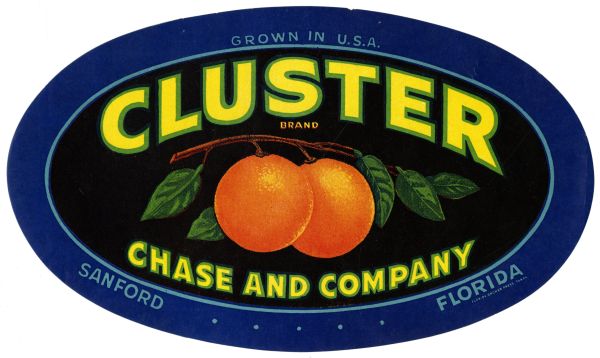 Cluster Brand Citrus Label