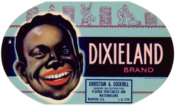 Dixieland Brand Produce Label