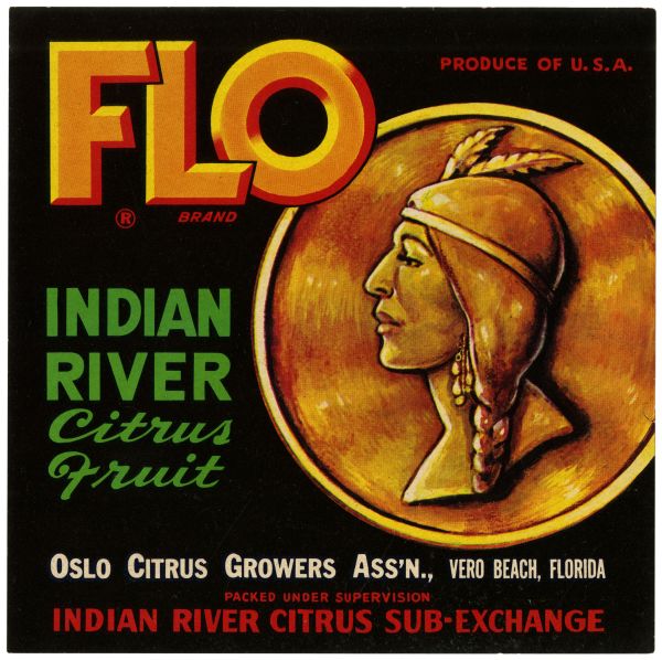 Flo Brand Citrus Label
