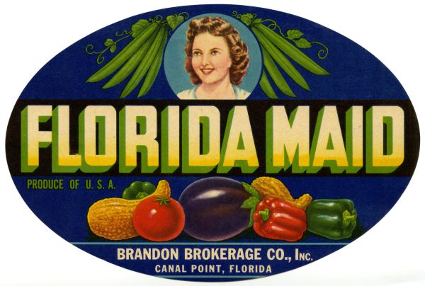 Florida Maid Produce Label