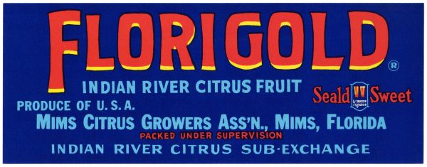 Florigold Citrus Label