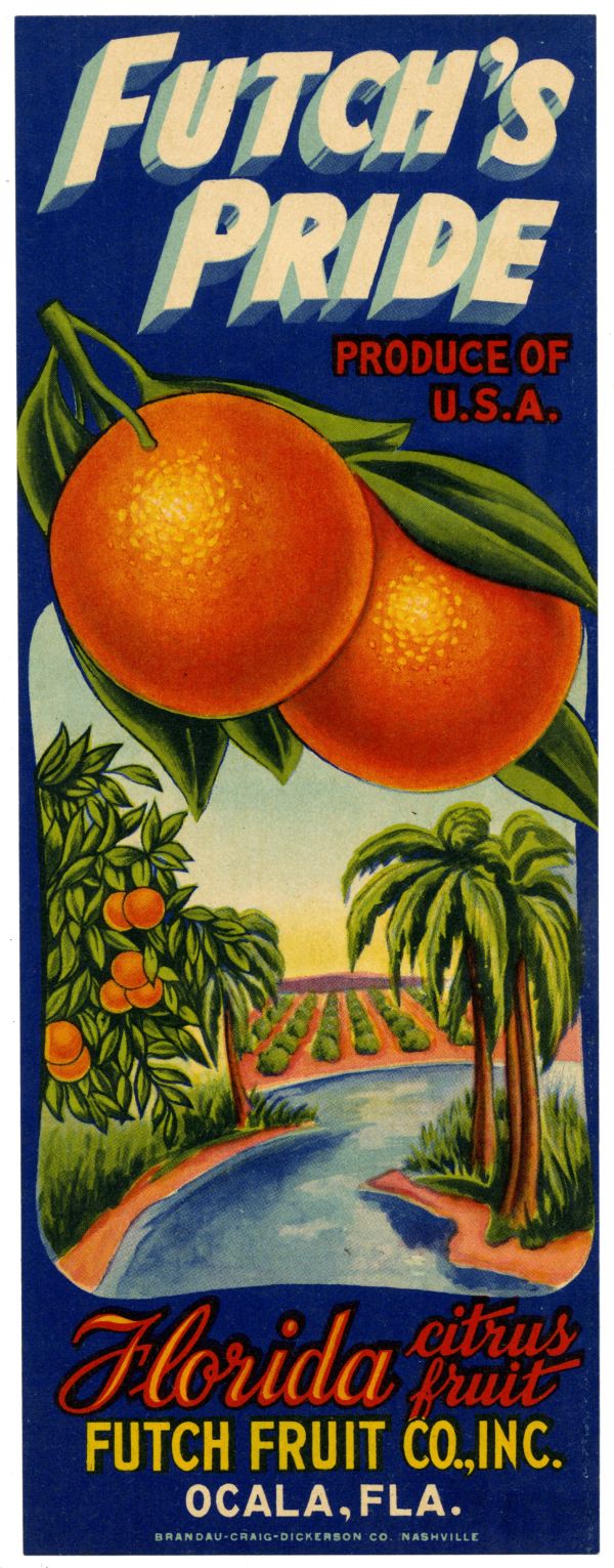 Futch's Pride Citrus Label