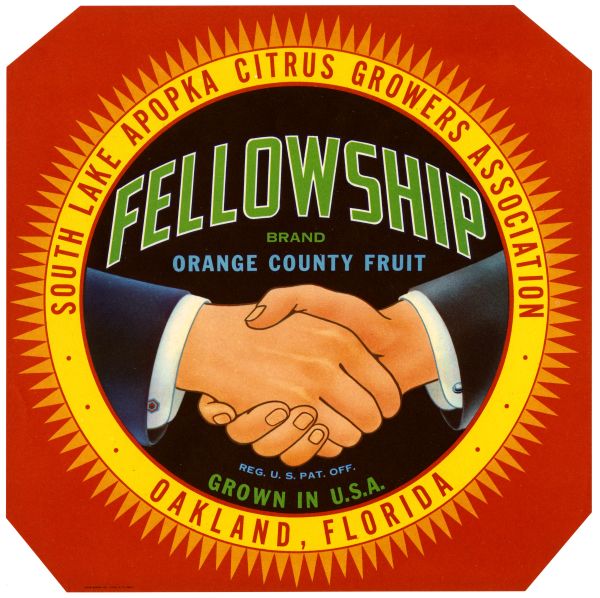 Fellowship Brand Citrus Label