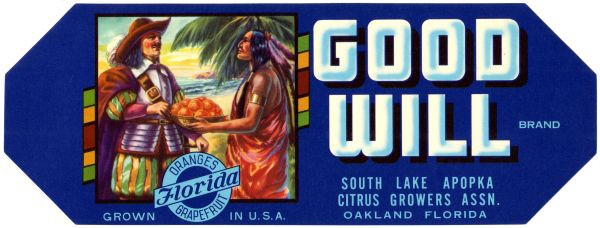 Good Will Brand Citrus Label