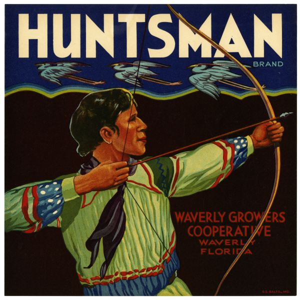 Huntsman Brand Produce Label