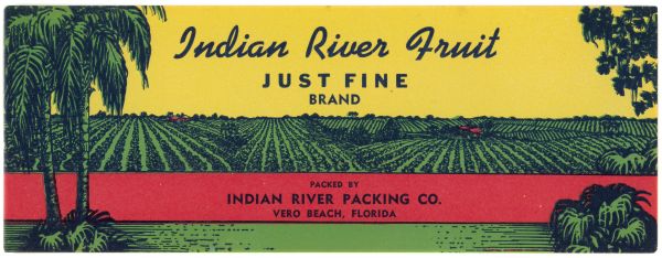 Just Fine Brand Fruit Label