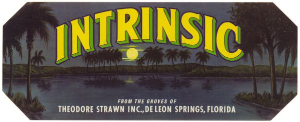 Intrinsic Brand Citrus Label