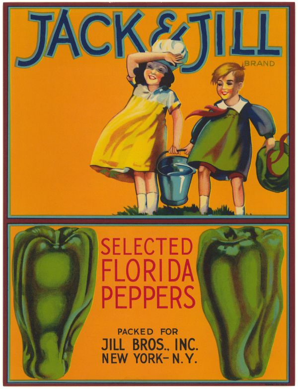 Jack and Jill Brand Pepper Label