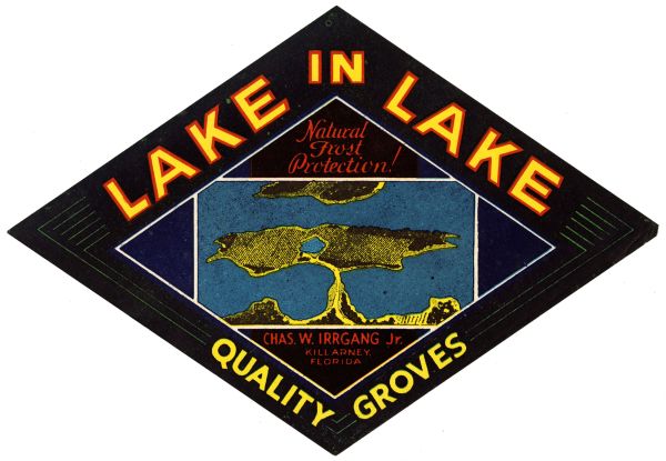 Lake in Lake Citrus Label