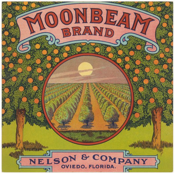 Moonbeam Brand Citrus Label