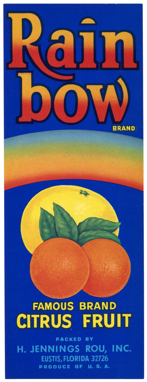 Rainbow Brand Citrus Label