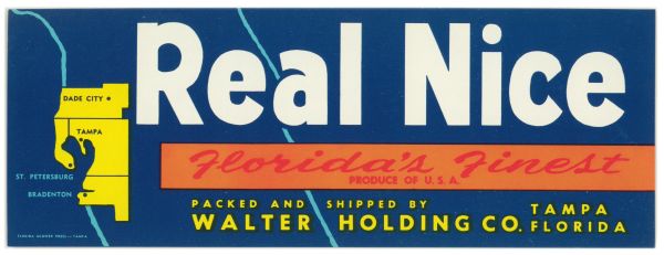 Real Nice Produce Label