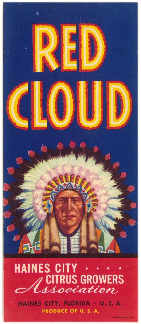 Red Cloud Citrus Label