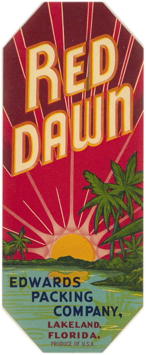 Red Dawn Produce Label