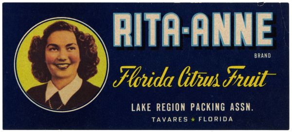 Rita-Anne Brand Citrus Label