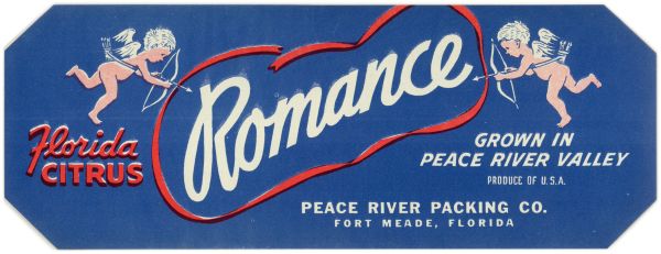 Romance Florida Citrus Label