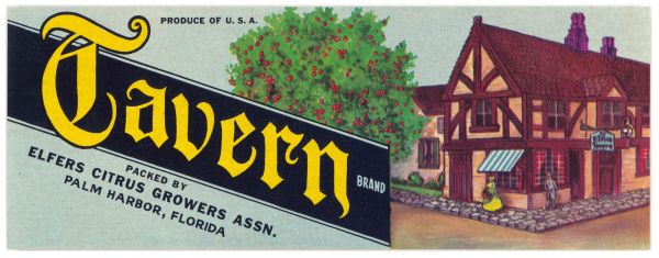 Tavern Brand Citrus Label