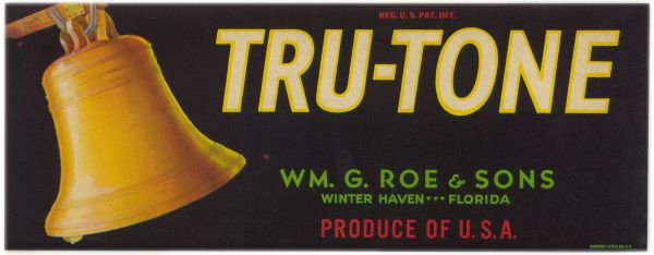 Tru-Tone Produce Label