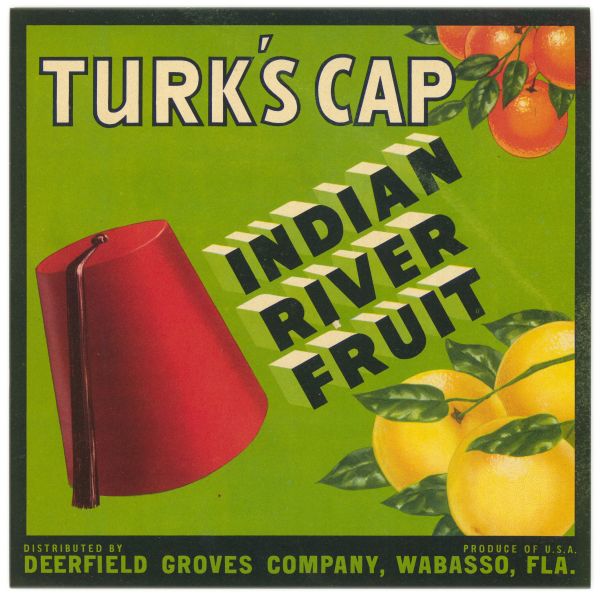 Turk's Cap Citrus Label