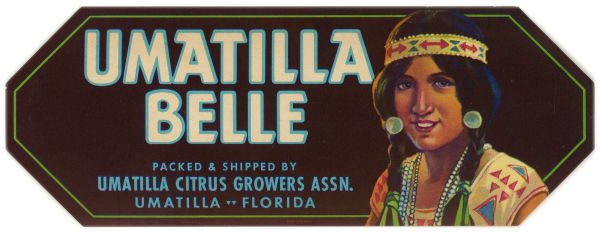 Umatilla Belle Citrus Label