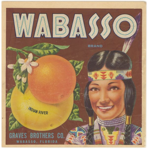 Wabasso Brand Citrus Label