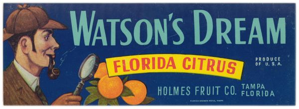 Watson's Dream Florida Citrus Label