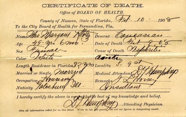 Klotz, Mrs. Margaret