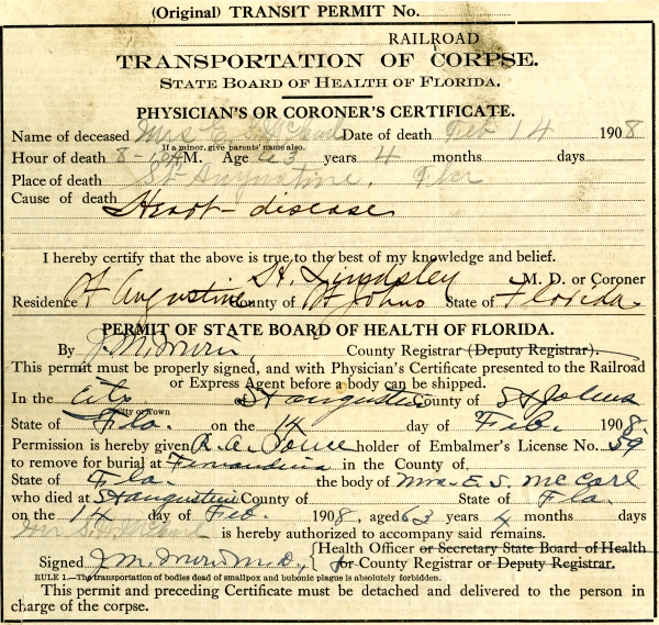 McLeod, E. permits
