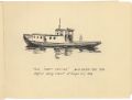 Sketch of the Tugboat Mary Celina by Philip Ayer Sawyer, 1938