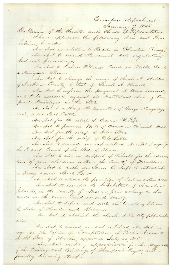 Letterbook of Governor William D. Moseley, 1845-1849