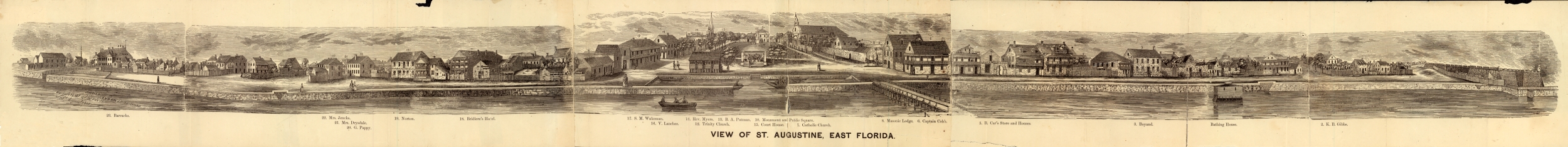 View of St. Augustine, 1860