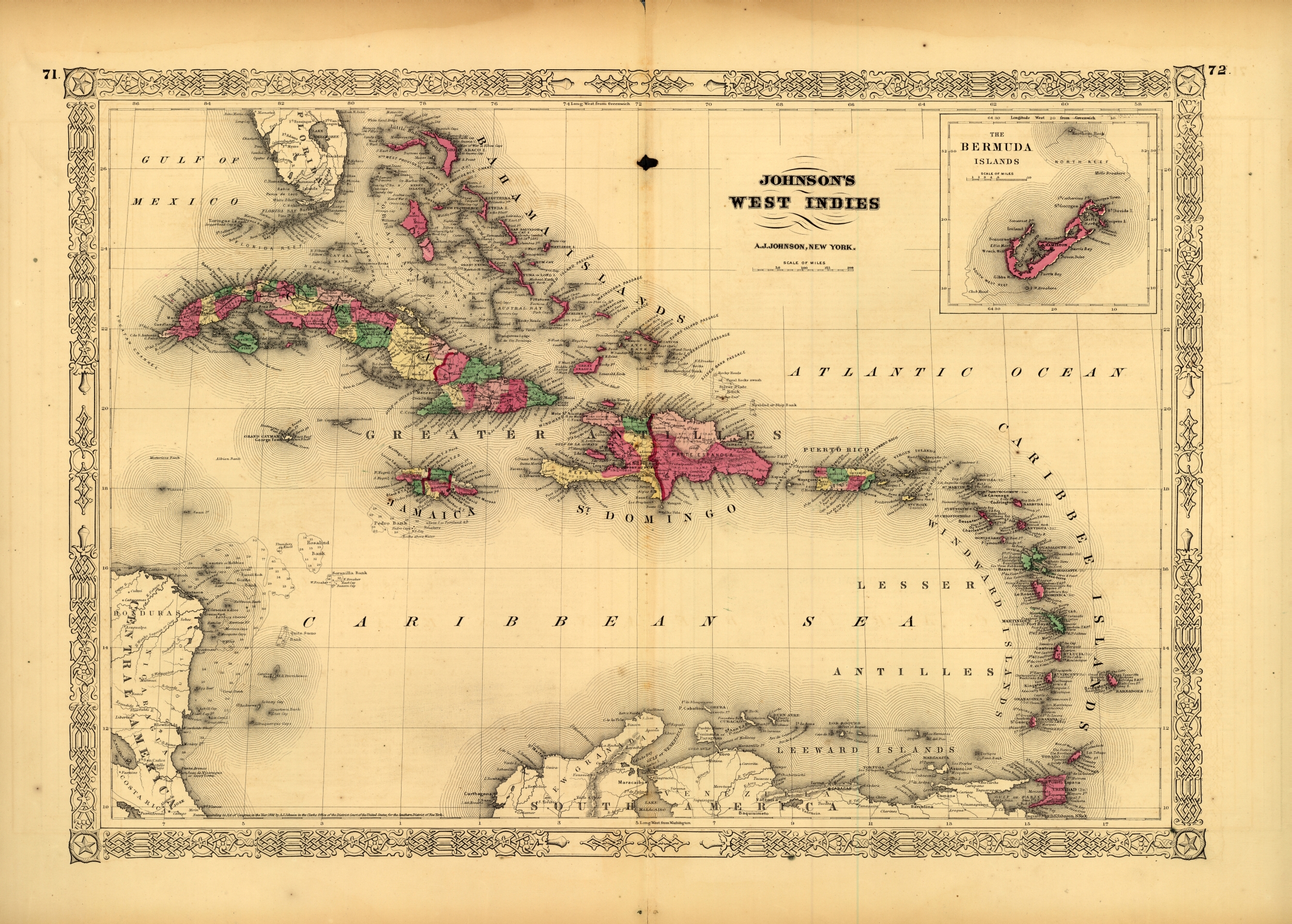 Johnson's West Indies, 1864