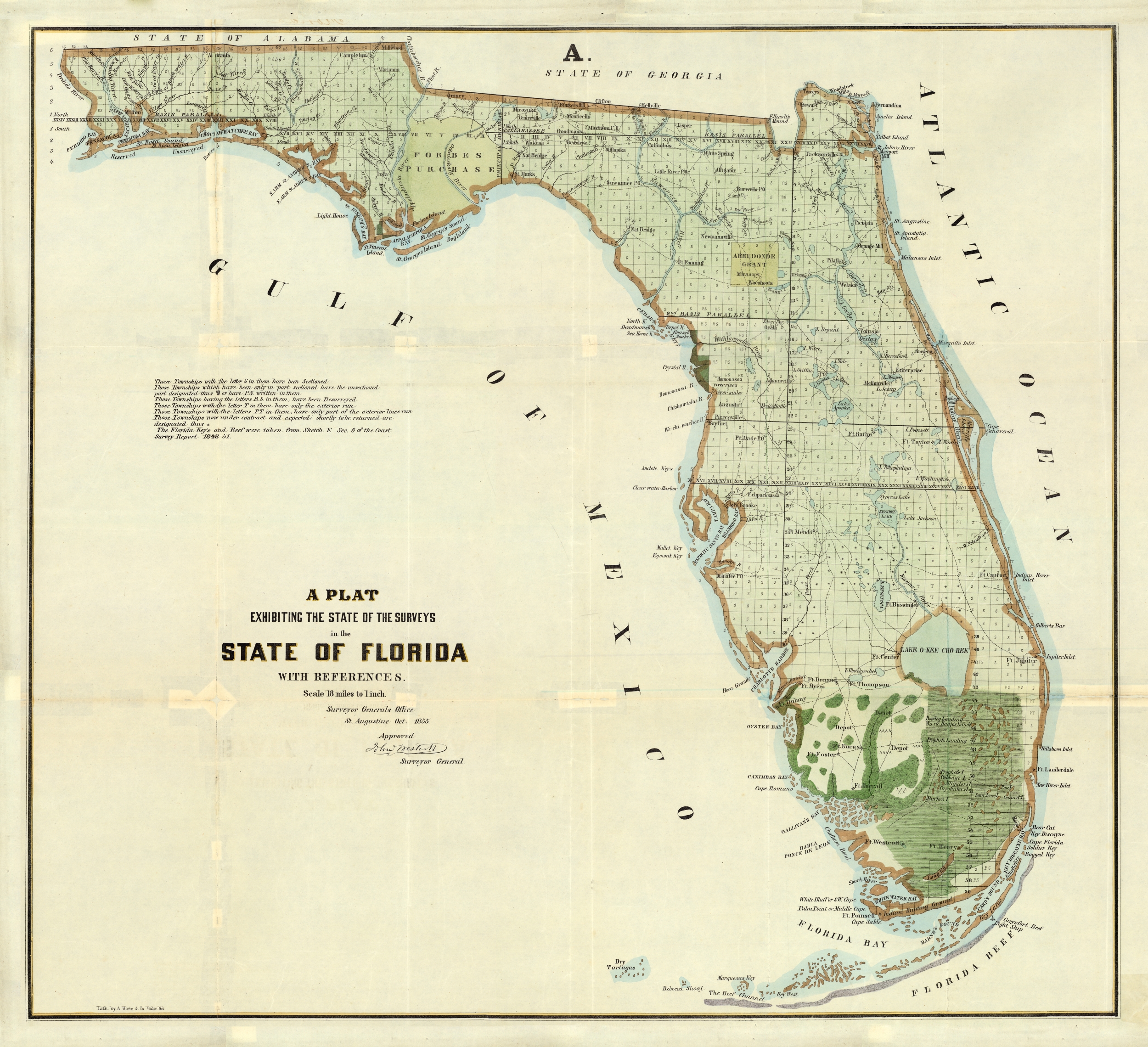 State of the Surveys of Florida, 1855