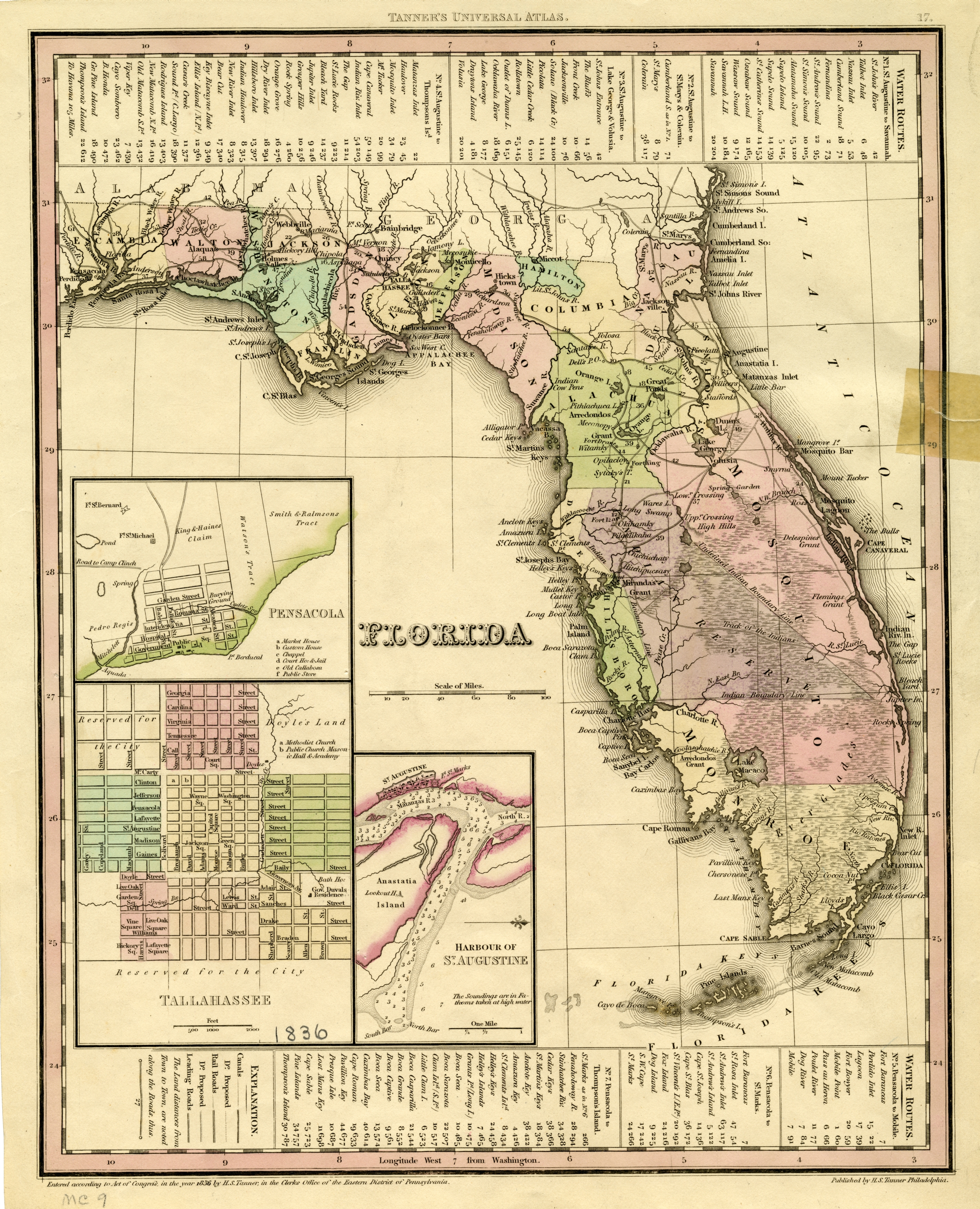 Tanner's Florida, 1833