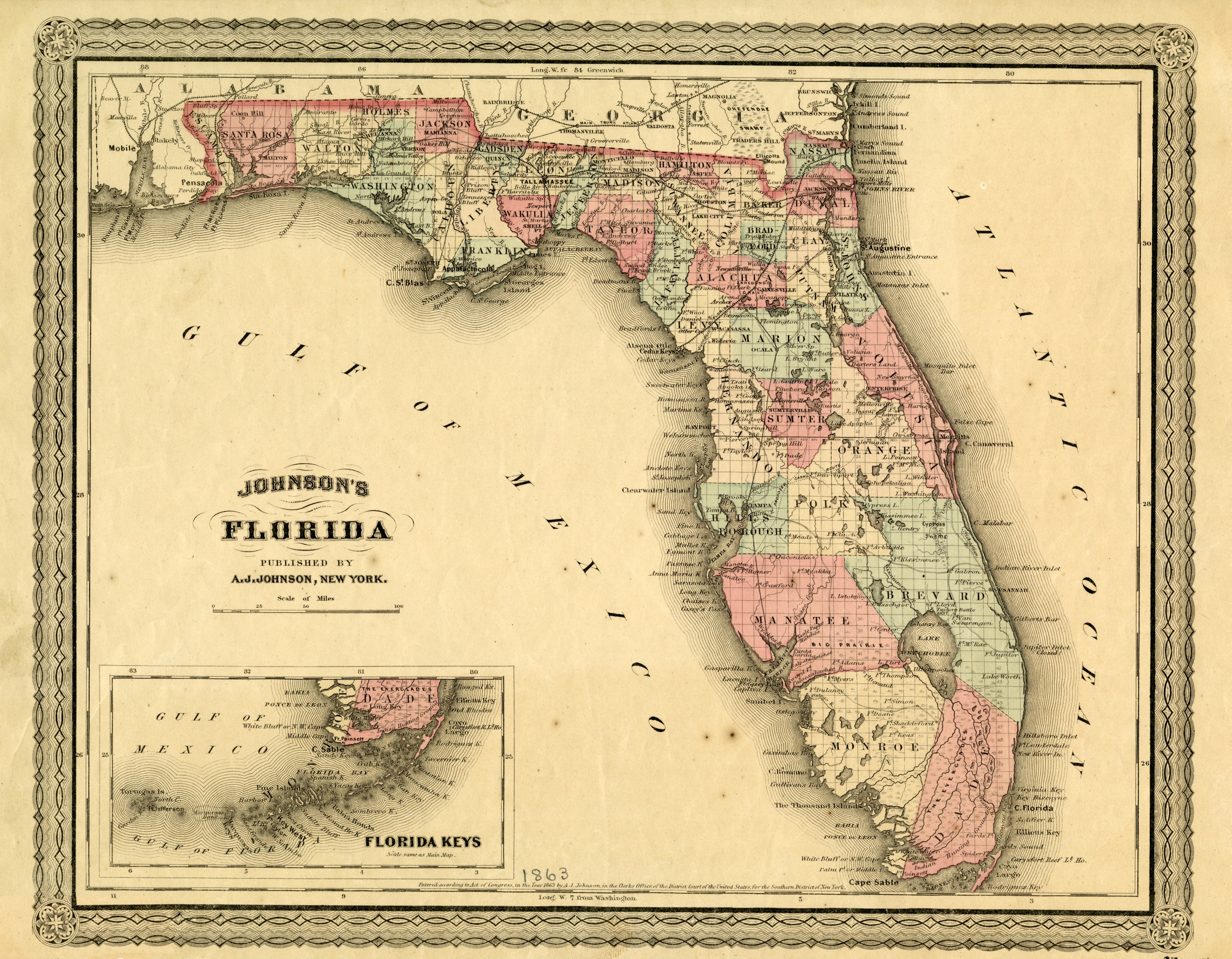 Johnson's Florida, 1863