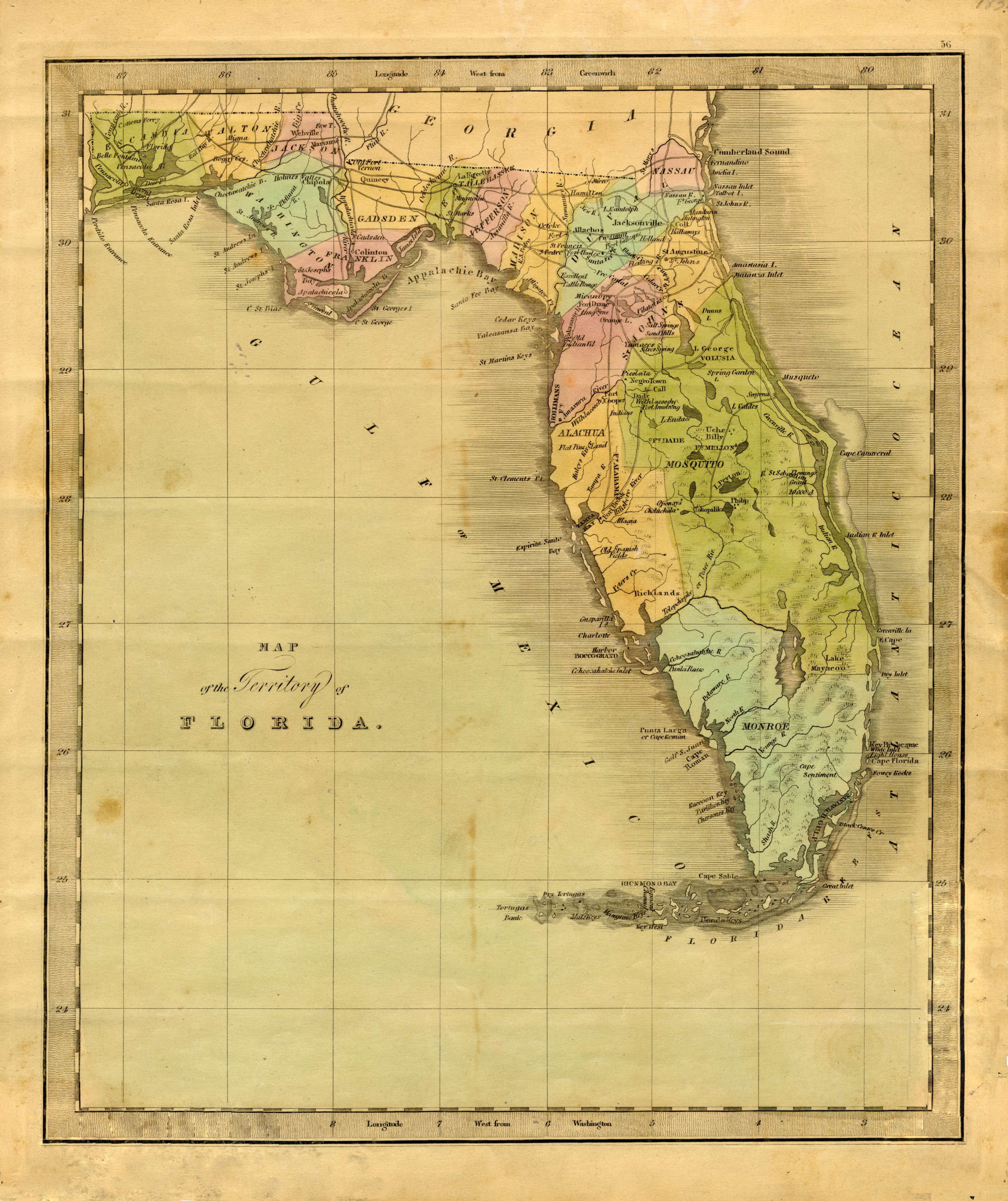 Territorial Florida, 1834