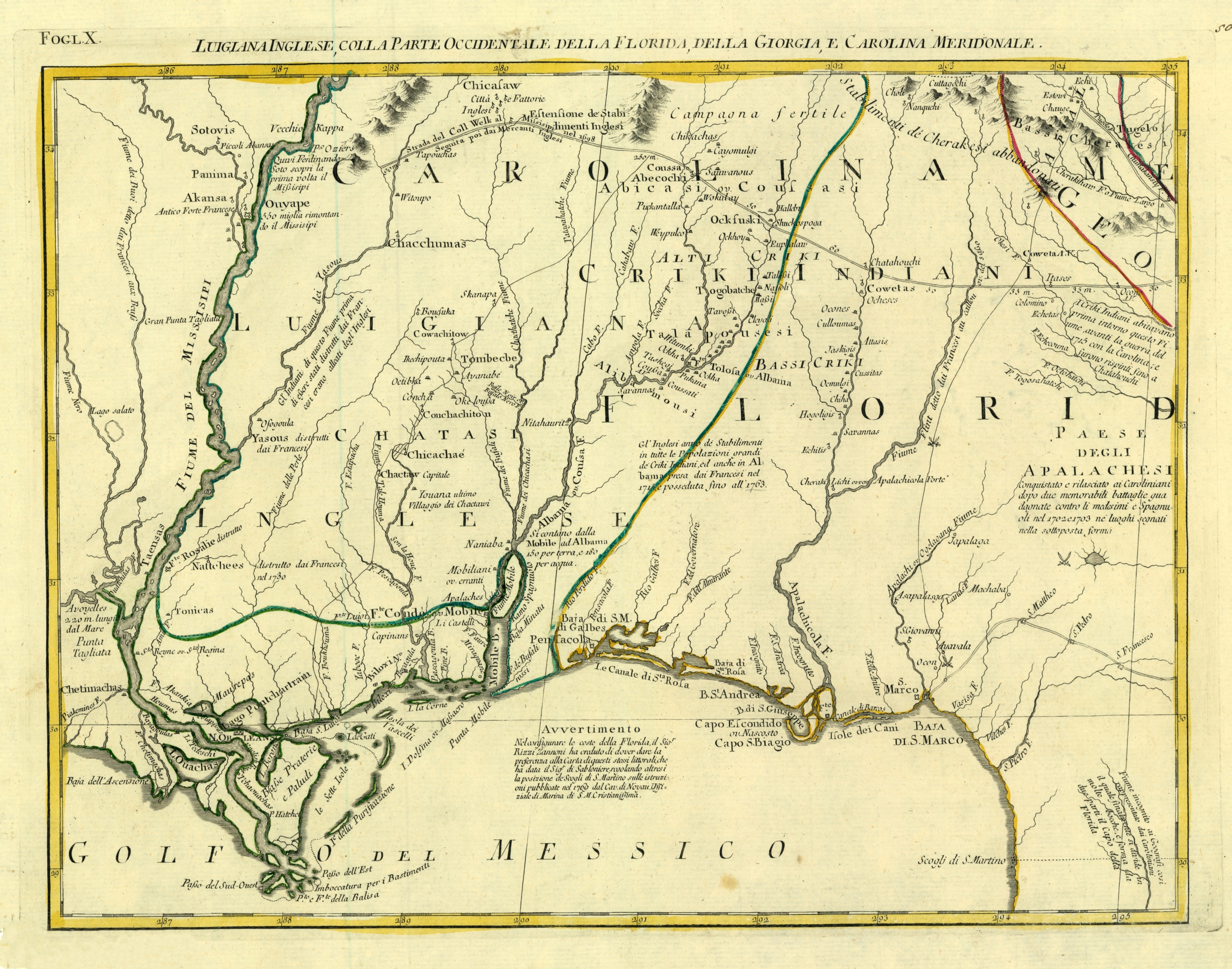 Map of West Florida, 1778