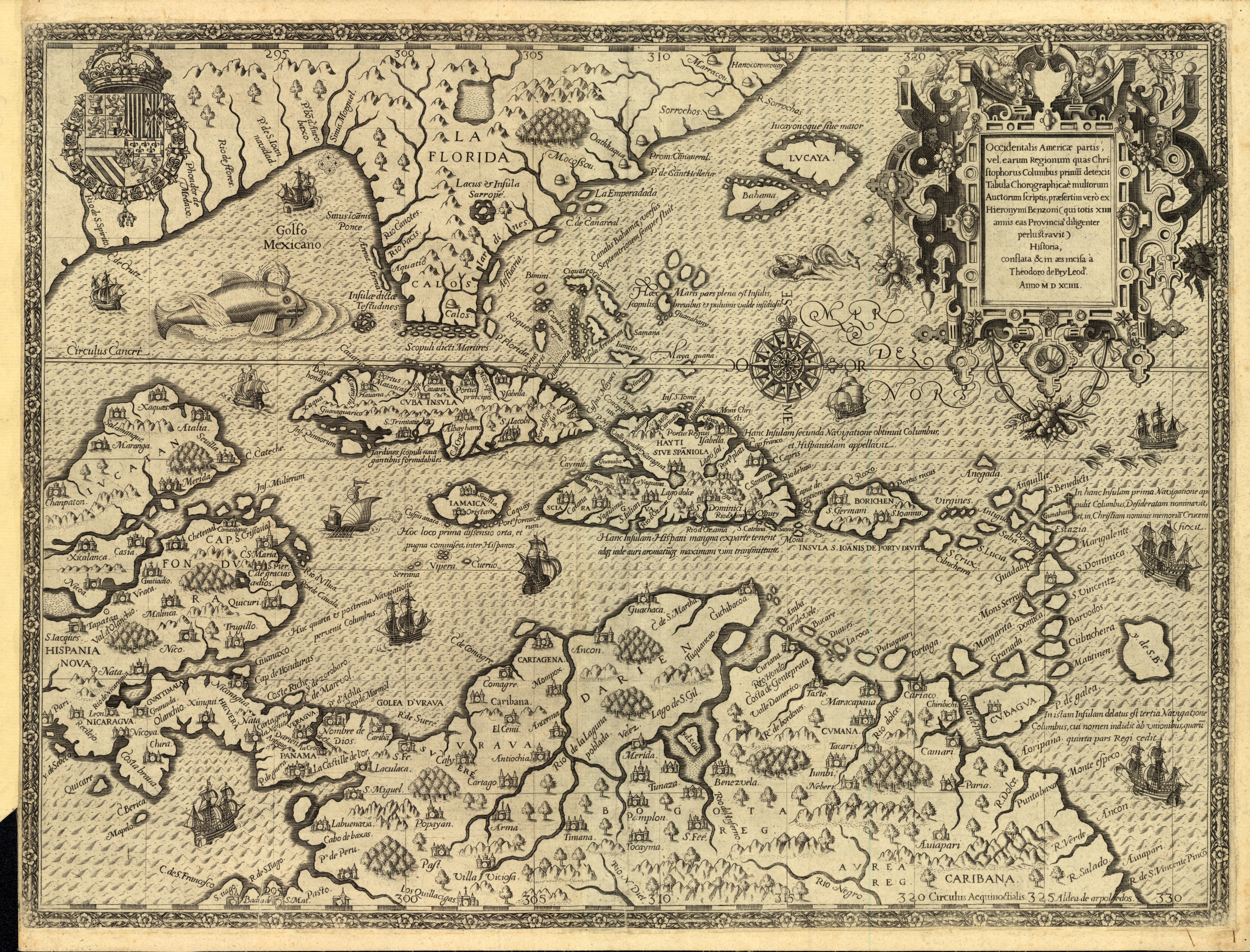 West Indies, 1594