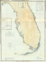 U.S. Coast Survey, Florida Peninsula, 1854