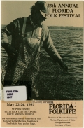 35th Annual Florida Folk Festival Brochure and Poster, 1987