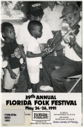 39th Annual Florida Folk Festival Brochure and Poster, 1991