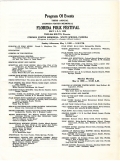 3rd Annual Florida Folk Festival Schedule, 1955