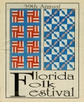 39th Annual Florida Folk Festival Program, 1991