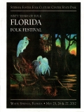 60th Annual Florida Folk Festival Program, 2012
