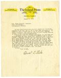 Letter from Orval L. Shobe asking Governor Doyle Carlton to Pass a Law Requiring Banks to Guarantee Deposits, 1929