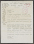 Letter from Harry T. Moore to Governor Fuller Warren, 1949
