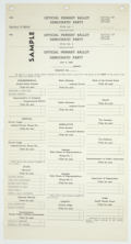 Sample Ballot for Democratic Party Primary in Florida, May 5, 1964